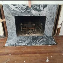 Marble Fireplace Installation